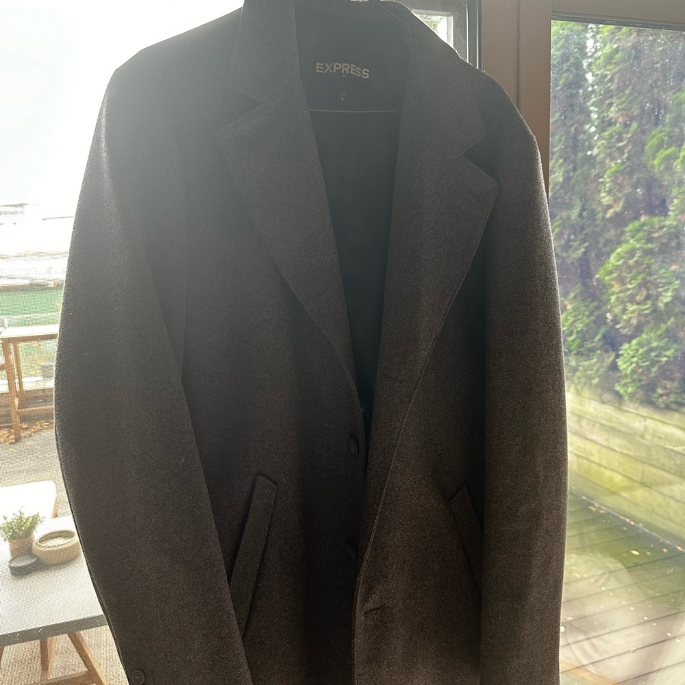 Express Dark Gray Coat